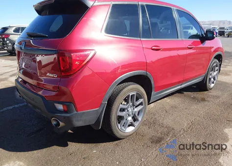 2023 Honda Passport Awd Ex-L from USA, damaged, VIN 5FNYF8H56PB011905